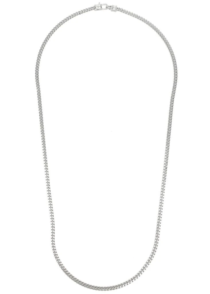 Tom Wood Curb M sterling silver chain necklace 1