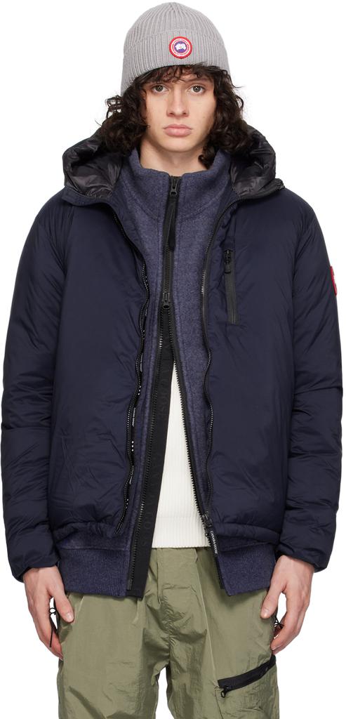 Canada Goose Navy Lodge Down Jacket