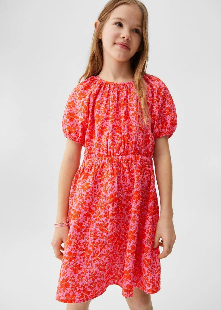 预计3周后发货 Mango Robe Moana-A - Dark Orange - Enfant Fille 1