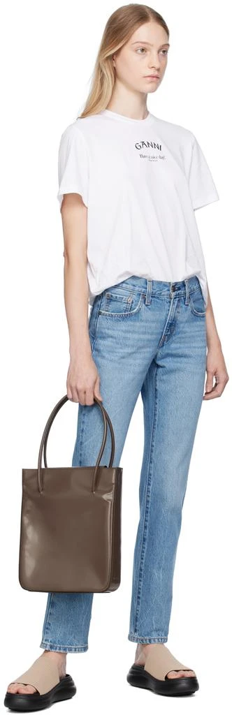 Levi's Blue Middy Straight Jeans 4
