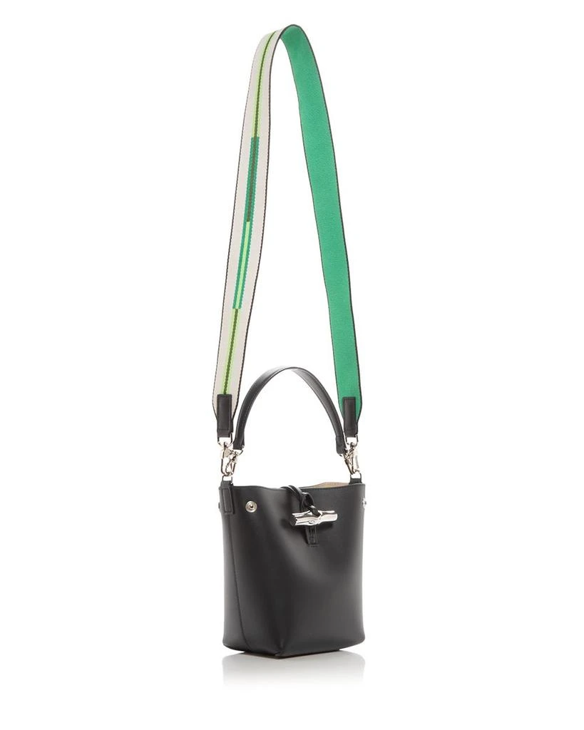 Longchamp Roseau XS Leather Crossbody Bucket Bag 5