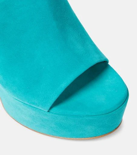 Shop Holly suede platform mules on Sale at BeyondStyle – Get 41