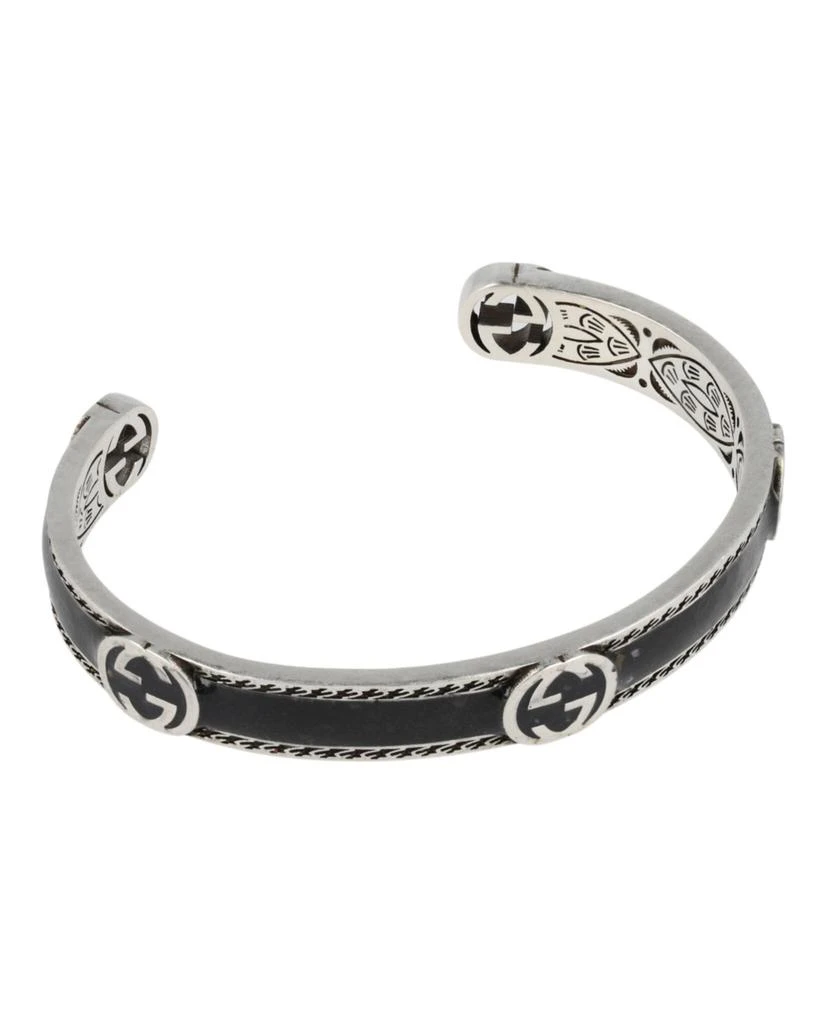 Gucci Sterling Silver Interlocking G Bracelet 1