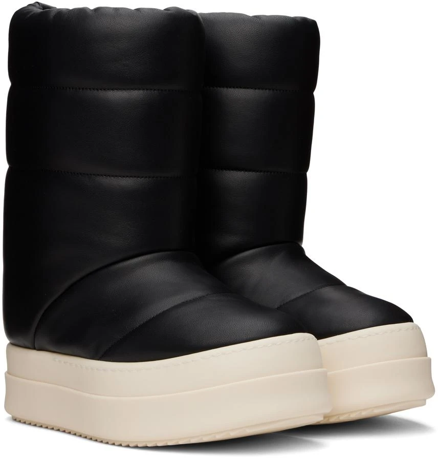 Rick Owens Black Porterville Mega Bumper Lunar Boots 4