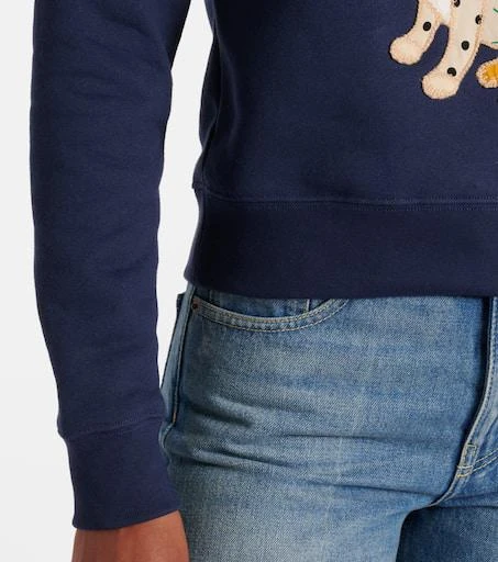 Valentino Embroidered cotton jersey sweatshirt 5