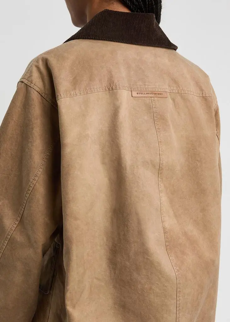 Stella McCartney Faded cotton Harrington jacket 5