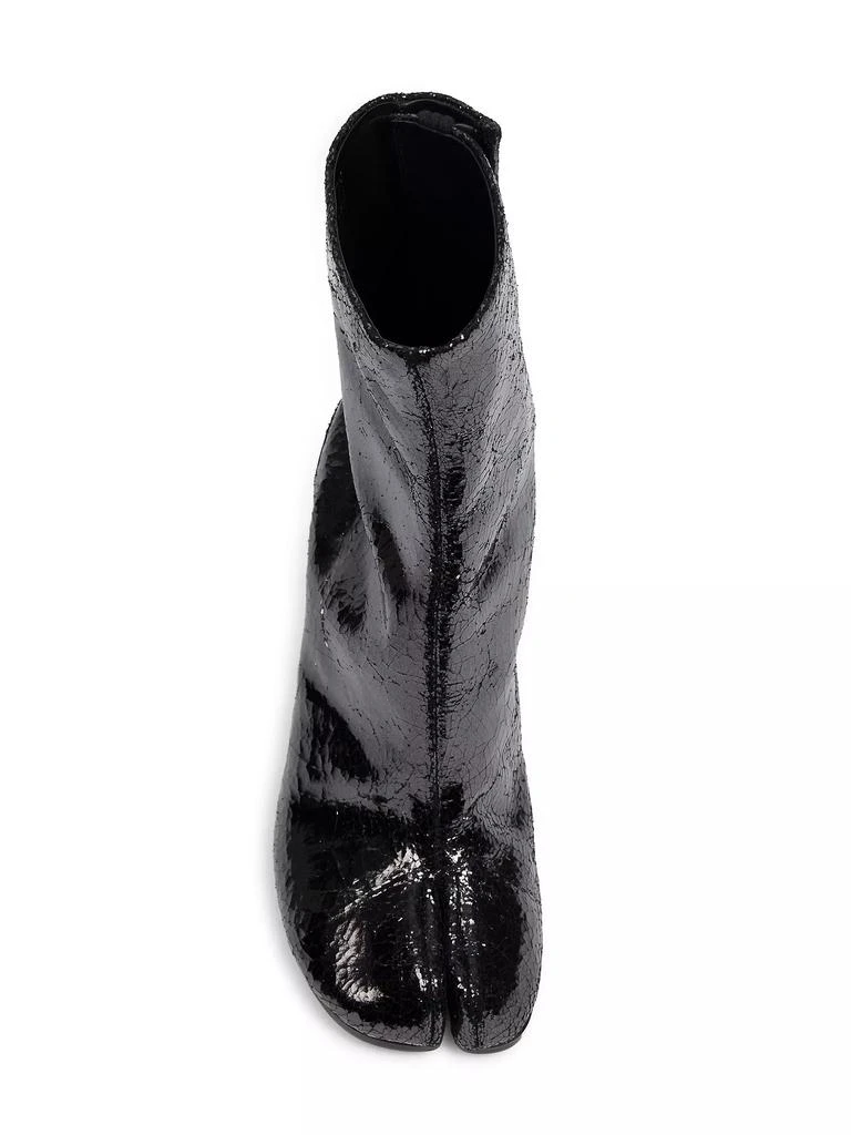 MAISON MARGIELA Tabi 80 Metallic Leather Ankle Boots 4
