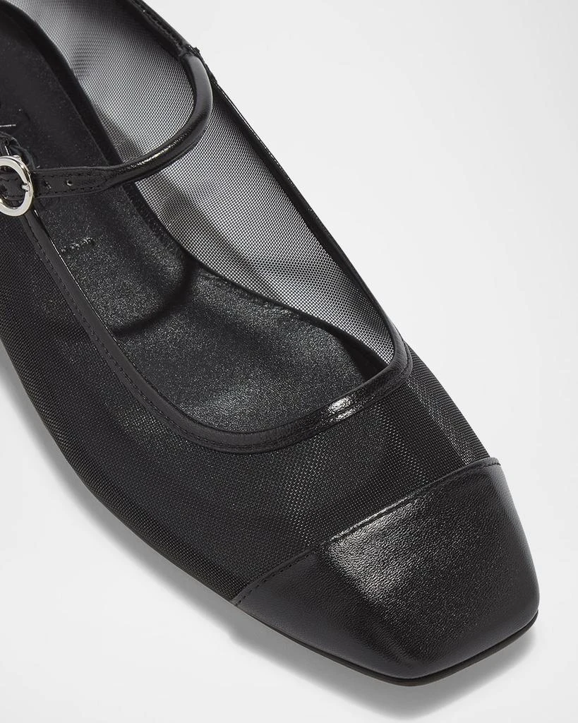 AEYDE Uma Mesh Mary Jane Ballerina Flats 5