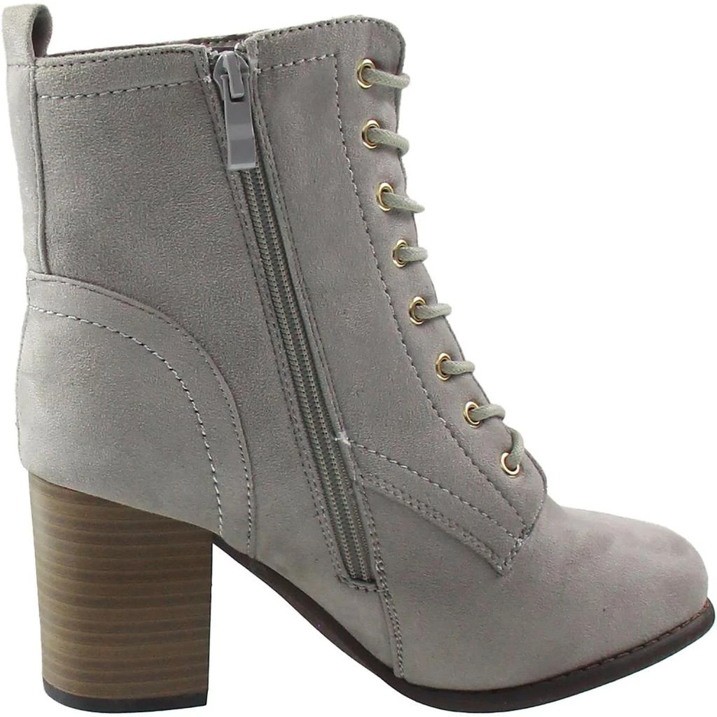 Journee Collection WD Baylor Womens Heeled Zipper Ankle Boots 6