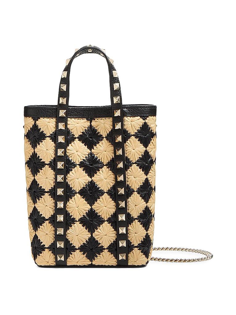 Valentino Le Troisième Mini Shopping Bag In Toile