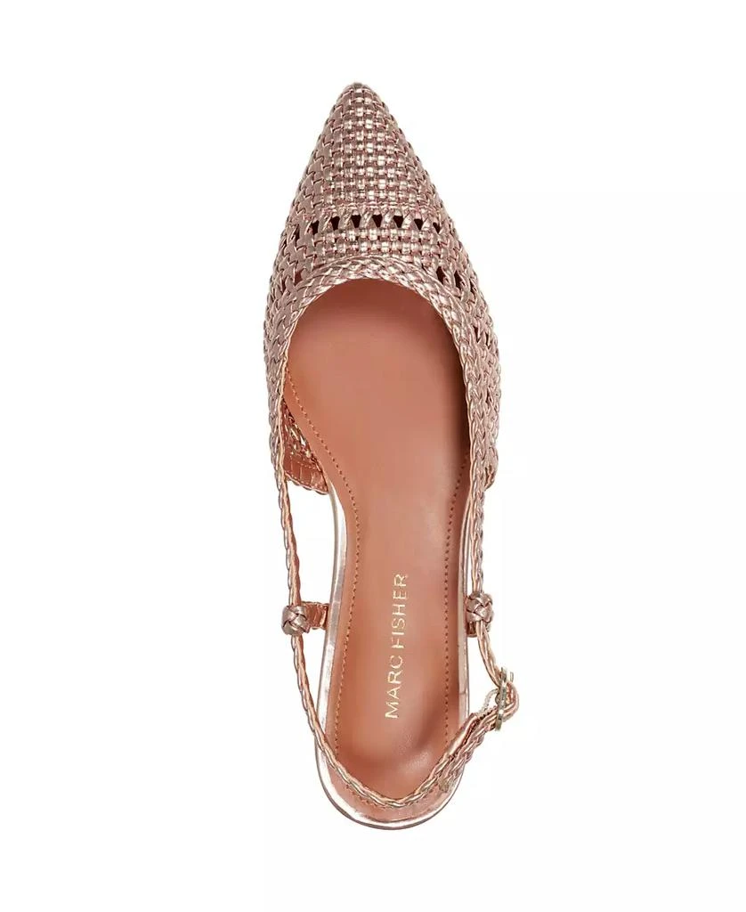 Marc Fisher Women
s Kelysa Woven Slingback Flats 4