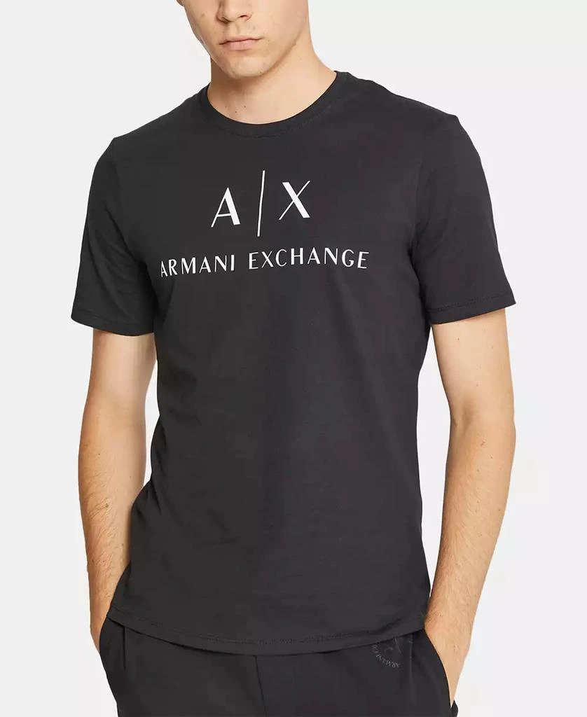 Armani Exchange Men
s Solid Logo T-Shirt 1