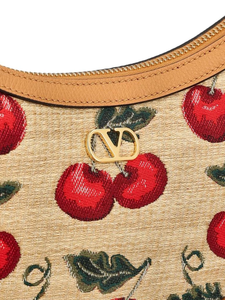 Valentino Valentino VLogo Plaque Zip-Up Tote Bag 3