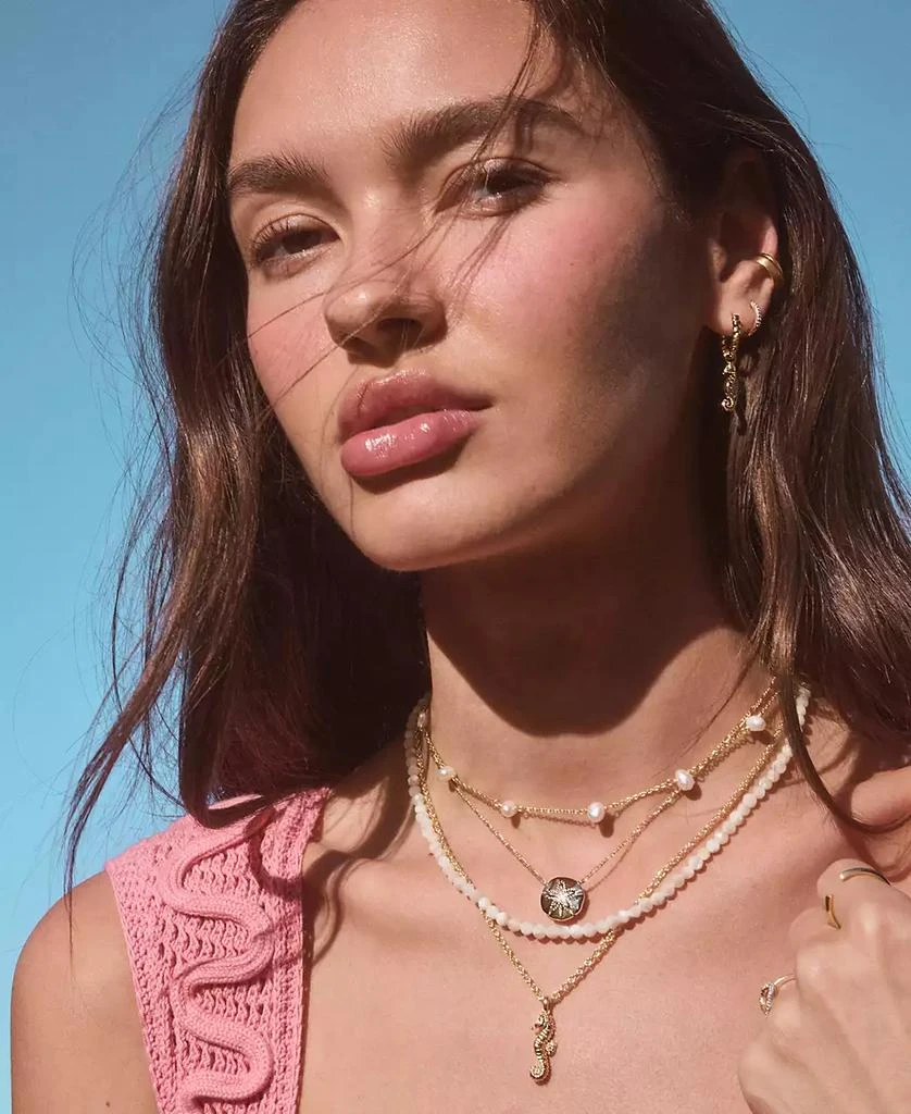 Kendra Scott Seahorse Short Pendant Necklace in 14k Gold Over Brass 6