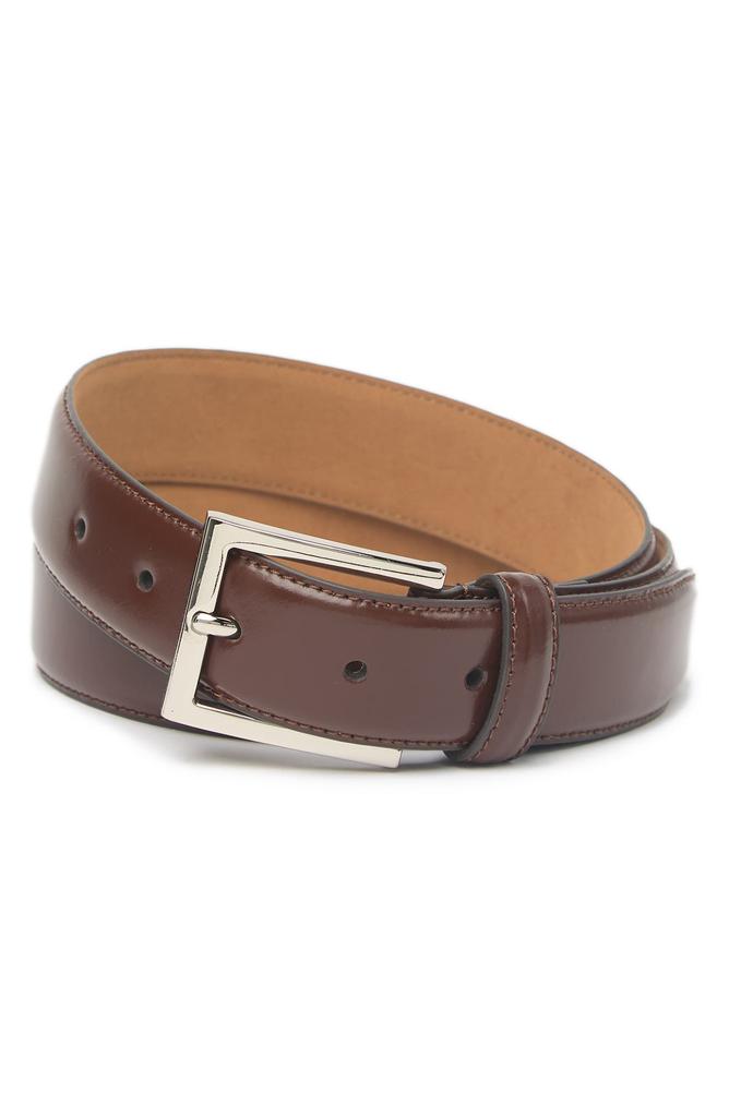 Cole Haan Feather Edge Leather Strap Belt