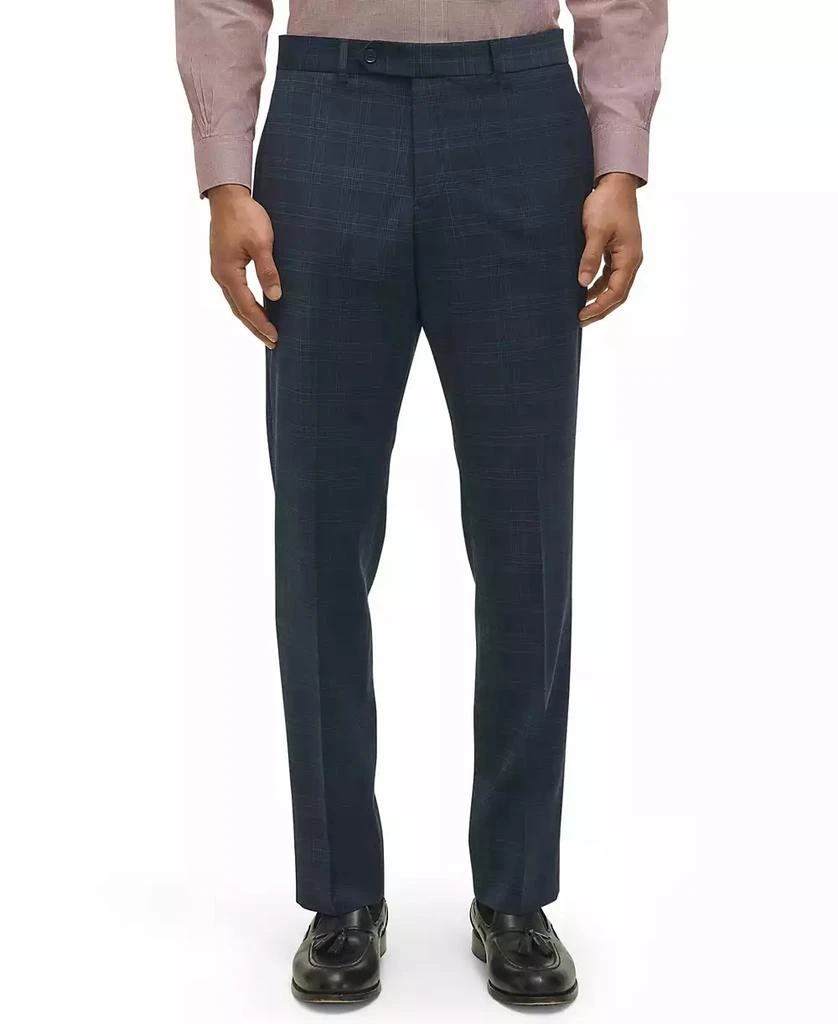 Brooks Brothers Men's Classic-Fit Stretch Wool Blend Suit Pant 1
