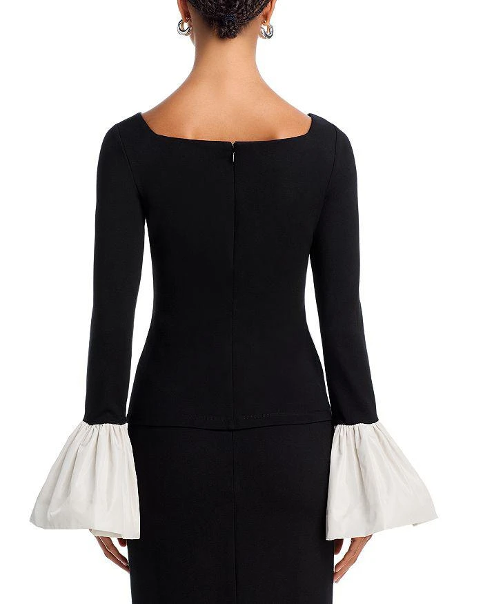 Staud Paige Flutter Cuff Top 2