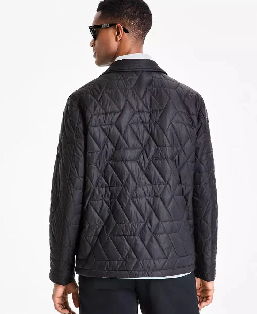 Alfani Men's Quilted Shirt Jacket, Exclusively at Macy's 4