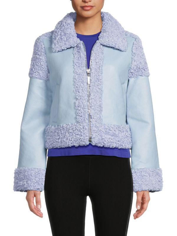 Unreal Fur Corfu Faux Fur Trim Jacket