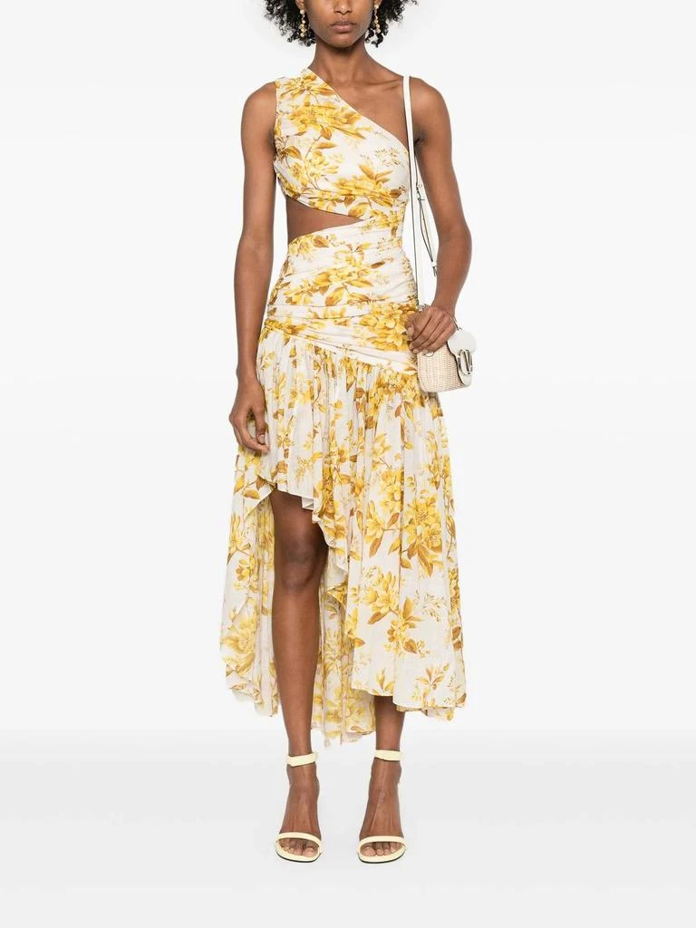 Zimmermann Zimmermann - Golden Asymmetric Dress 2