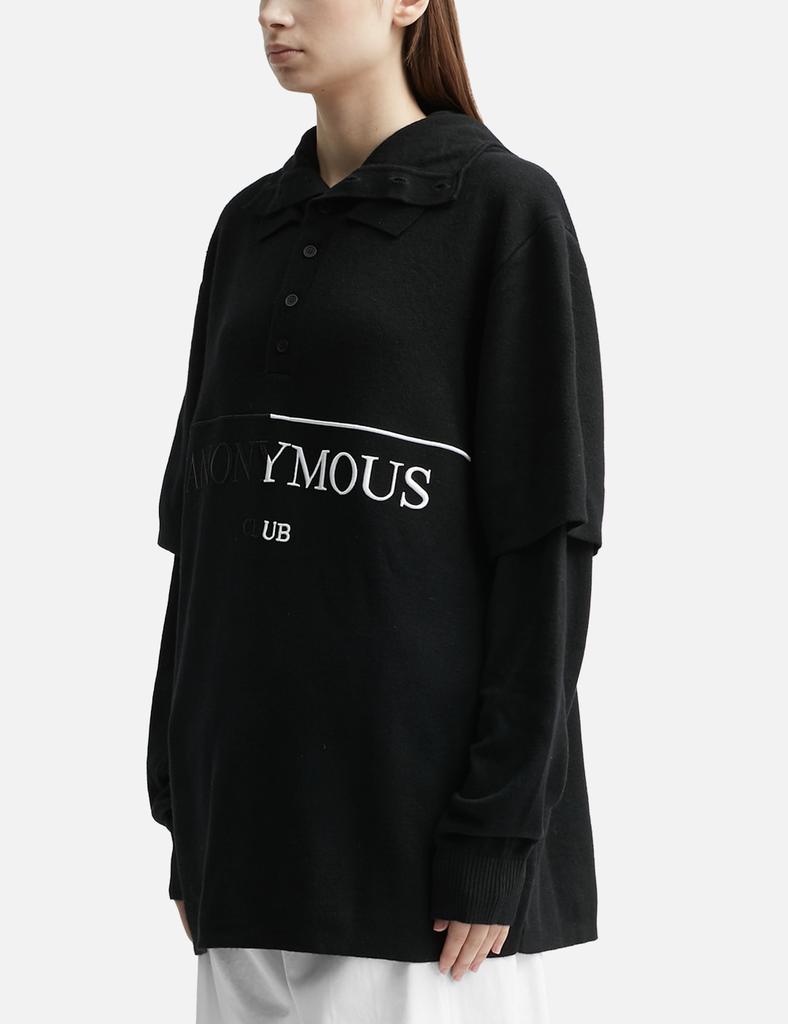 ANONYMOUS KNIT SKULLY HERITAGE POLO