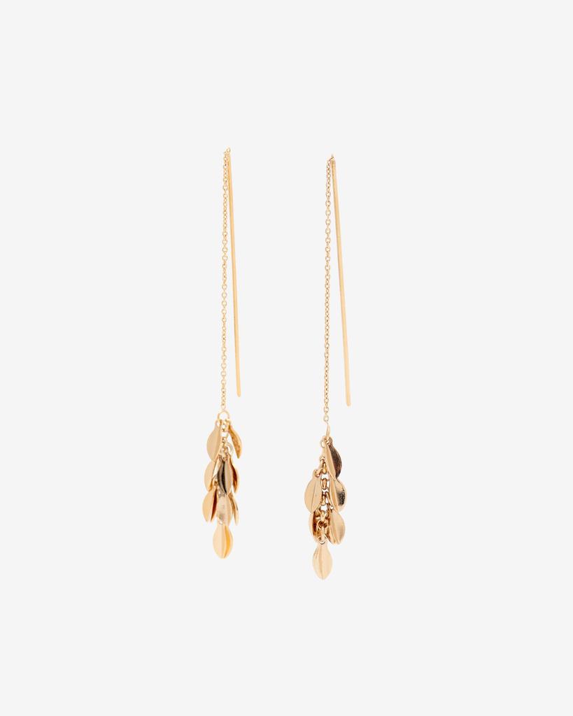 Isabel Marant ISABEL MARANT, METAL SHINY LEAF EARRINGS - Women - Gold - OneSize