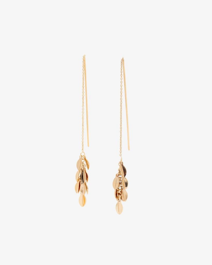 ISABEL MARANT ISABEL MARANT, METAL SHINY LEAF EARRINGS - Women - Gold - OneSize 1