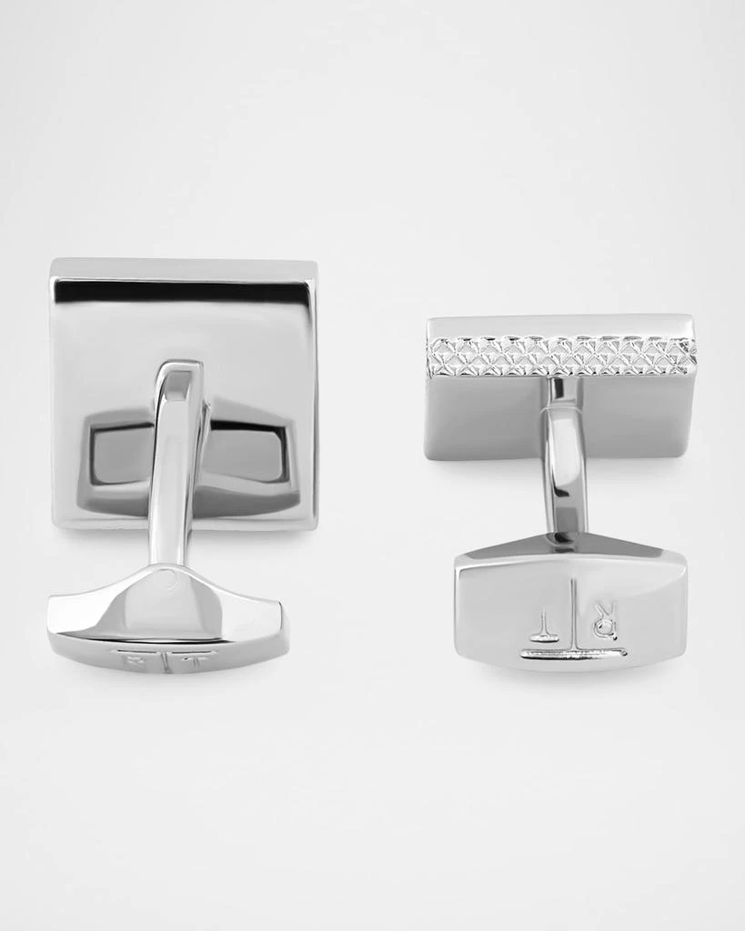 Tateossian Men
s Square 3D Cube Enamel Cufflinks 3