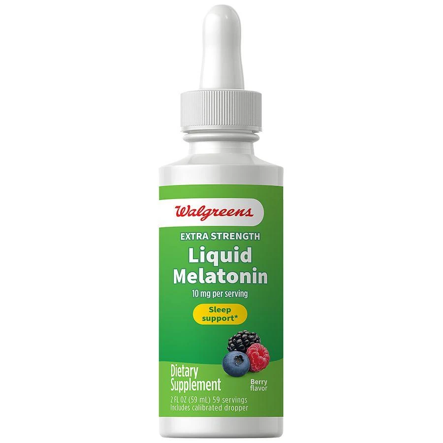 Walgreens Liquid Melatonin Berry 3
