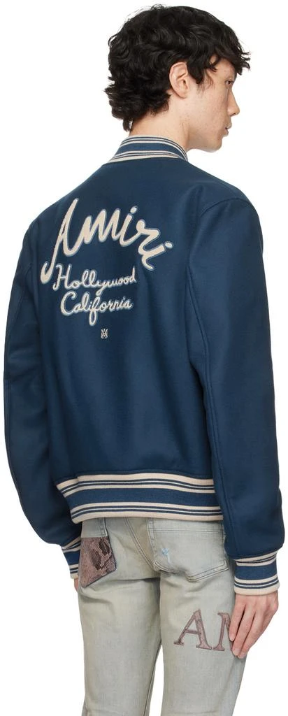 AMIRI Blue 'AMIRI Hollywood' Bomber Jacket 3