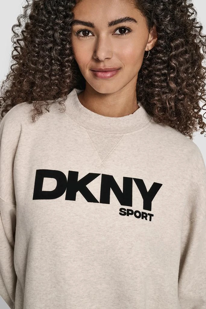 DKNY FLOCKED LOGO SHIFT SNEAKER DRESS 5