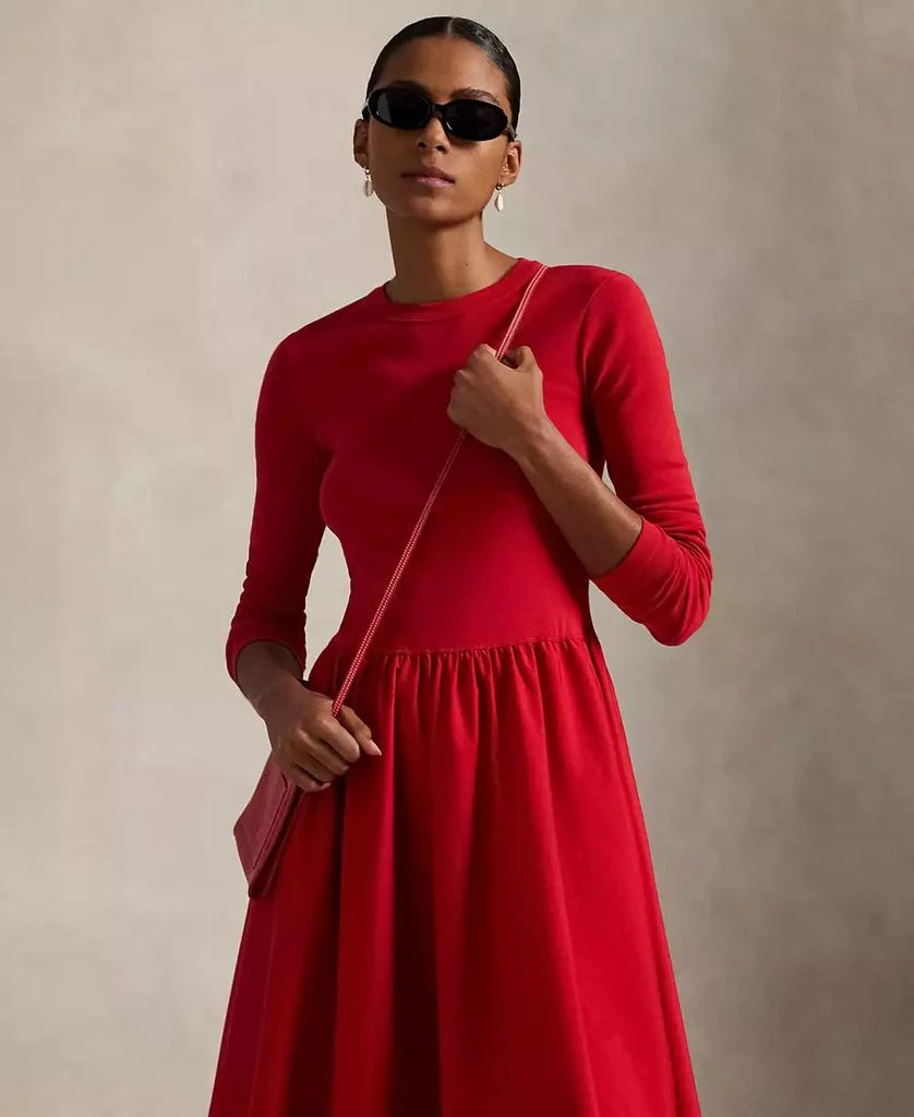Ralph Lauren Women's Cotton Long-Sleeve Dress 3