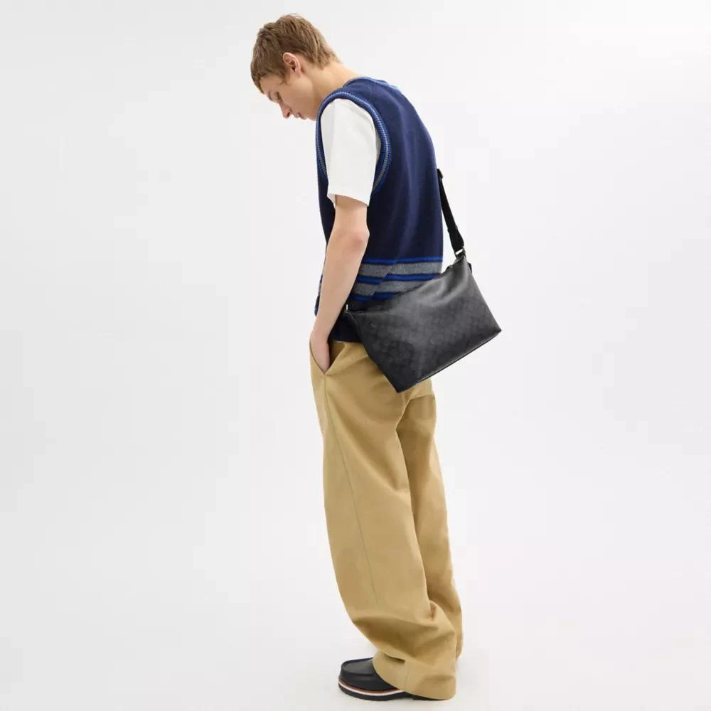 Coach Finn Crossbody Bag In Signature Canvas 2