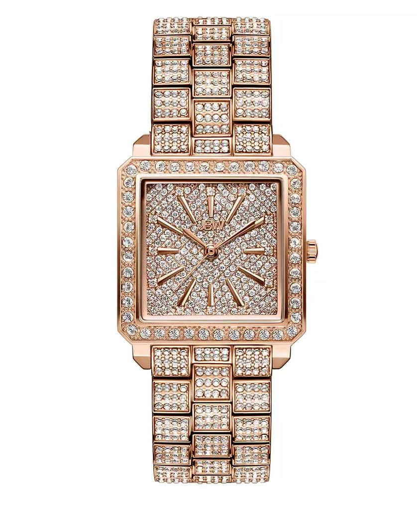 Jbw Women's Cristal 18k Rose Gold-plated Stainless Steel Watch, 28mm 1