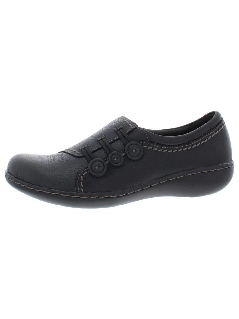 Clarks Ashland Effie Womens Leather Pebbled Clogs 1