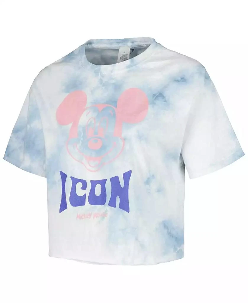 Mad Engine Men's and Women's White Mickey Friends Icon Tie-Dye T-Shirt 3