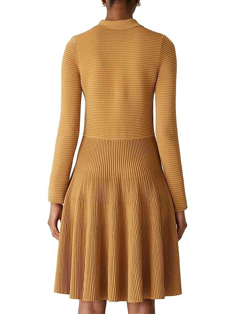 Rebecca Taylor Ottoman Rib-Knit Fit & Flare Minidress - Dresses & Skirts -  Free Shipping - BeyondStyle