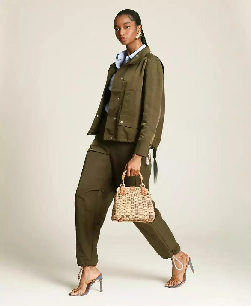 Avec Les Filles Women
s Mock Neck Track Jacket 6