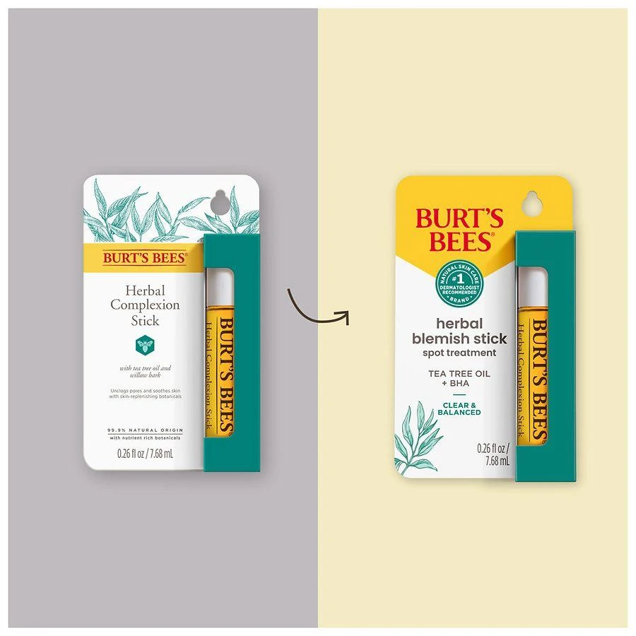 Burt's Bees Clear and Balanced Herbal Blemish Stick 5