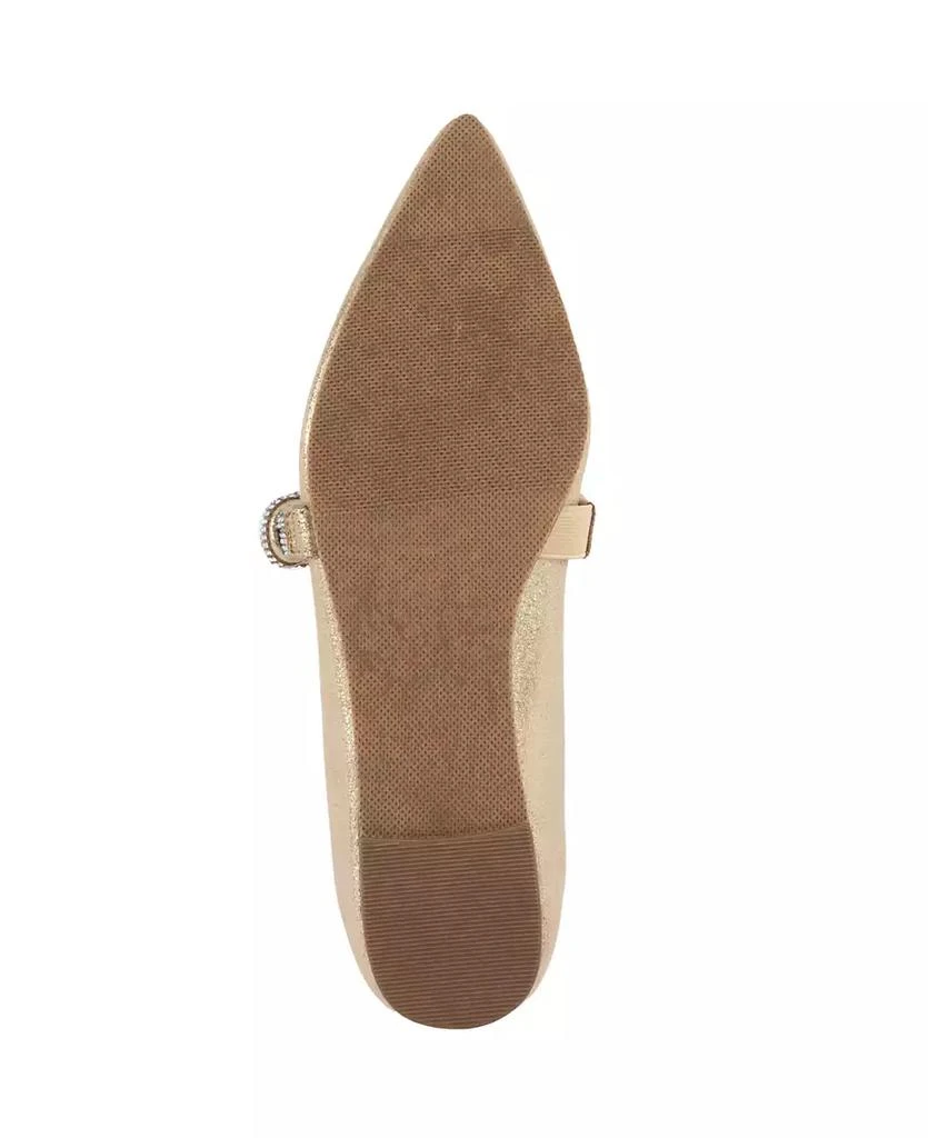 Sugar Women's Lingo Pointed Toe Rhinestone Flats 5