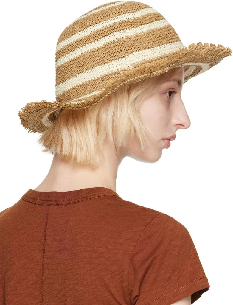 Rag & Bone Beige Frills Rollable Bucket Hat 3