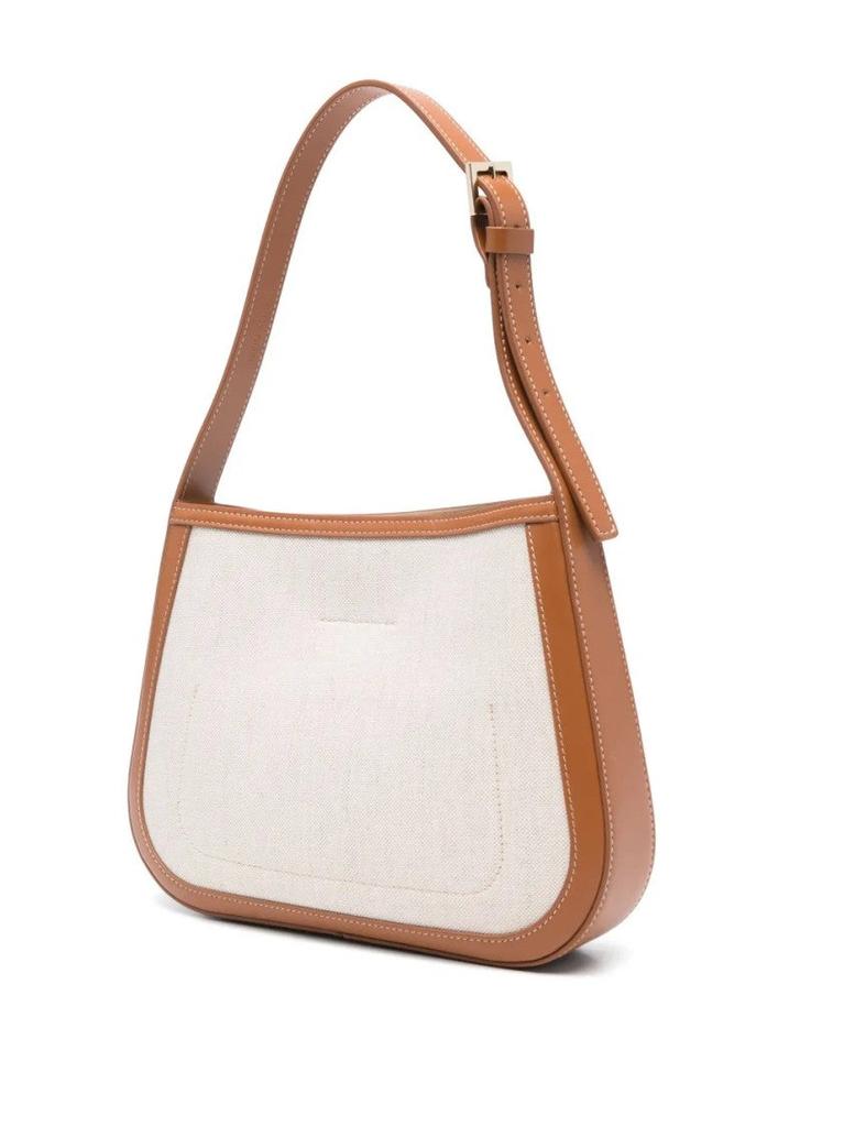 Fabiana Filippi Structured Canvas Shoulder Bag