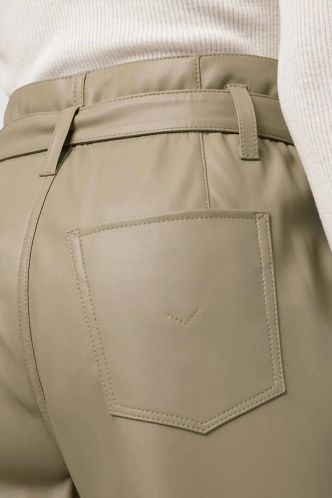 Hudson Remi High Rise Paper Bag Ankle Pants In Chinchilla 4