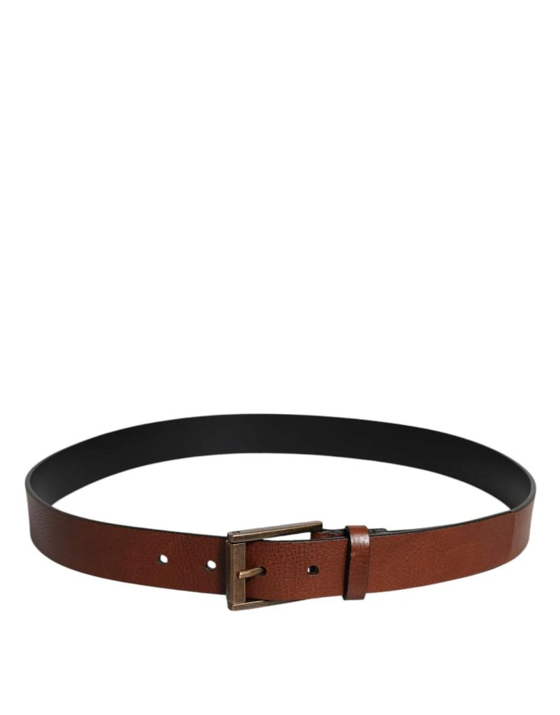 Dolce 
Gabbana Calf Leather Classic Metal Buckle Men
s Belt 2