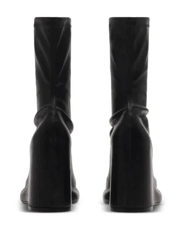Burberry High Wedge Heel Pillar Boots 2