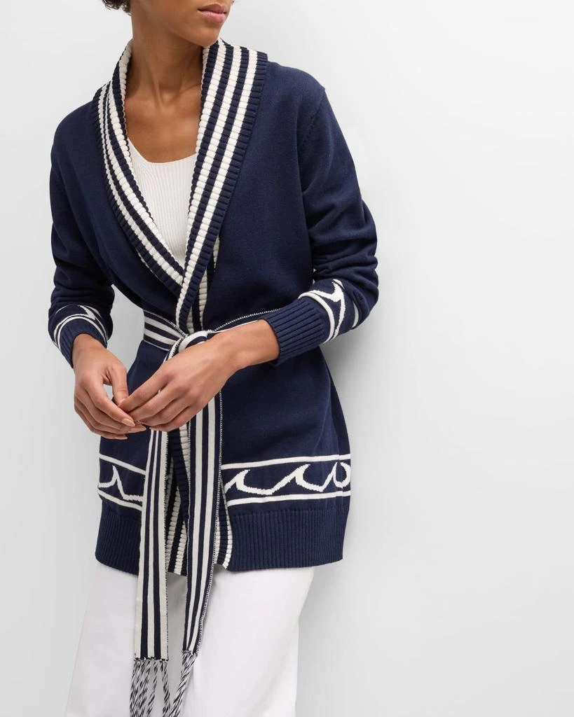 Le Superbe White Cap Cashmere-Blend Boyfriend Cardigan 7