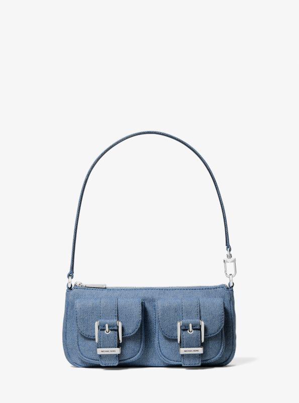 Michael Kors Zoe Small Denim Pochette