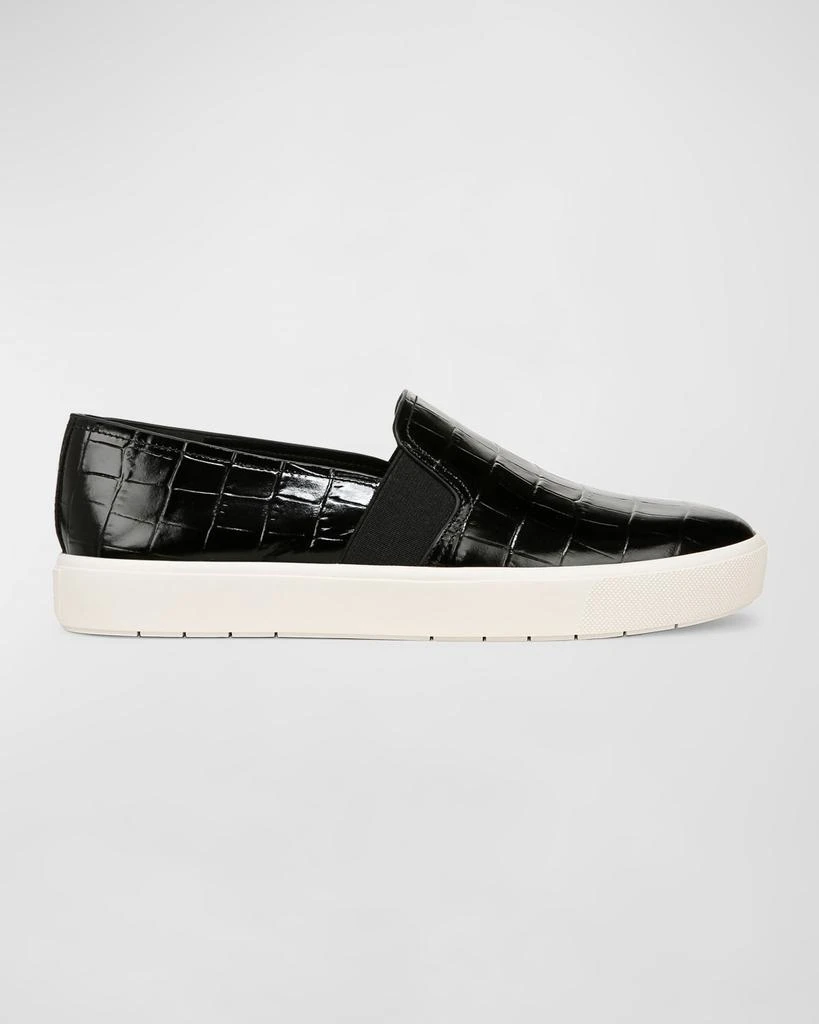 Vince Blair Croco Slip-On Sneakers 1