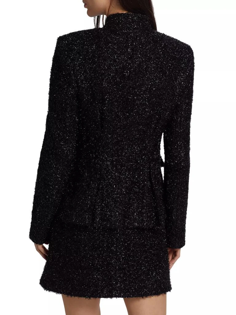 Adam Lippes Mayfair Metallic Tweed Jacket 5