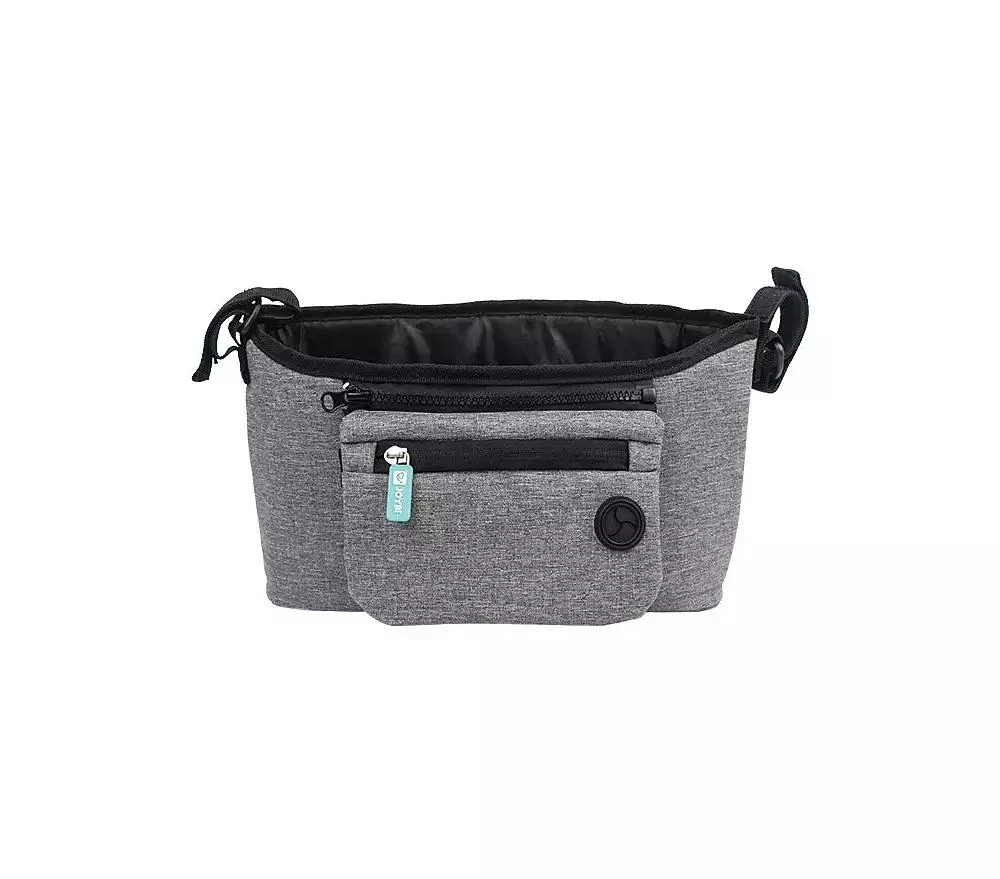 Joybi Kids Adjustable Stroller Organizer with Removable Wristlet for Diapers, Bottles, Keys, and Accessories